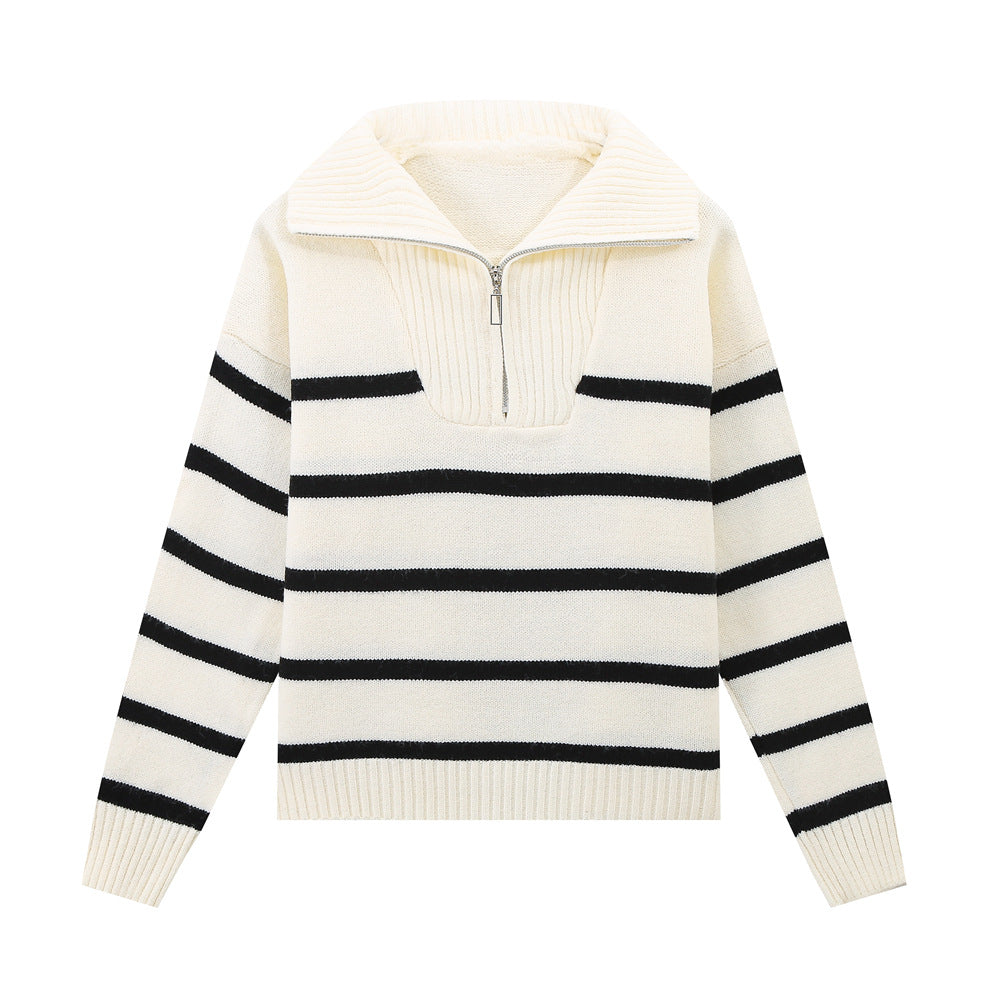 Women's French-style Fashionable And Versatile Casual Sweater