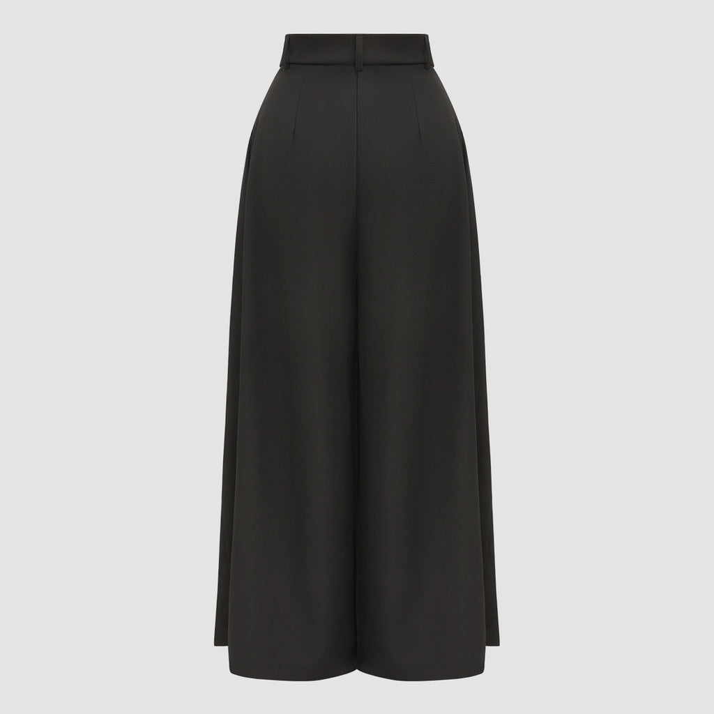 Pantalone con spacco alto