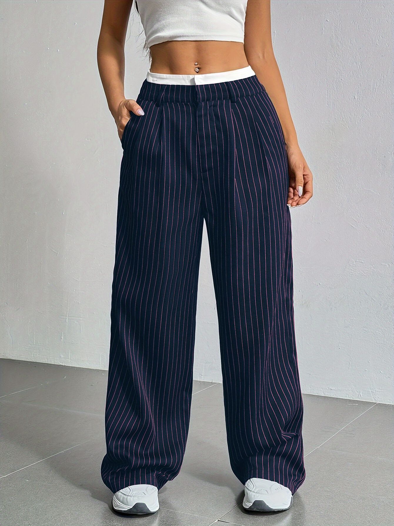 Pantalone gessato