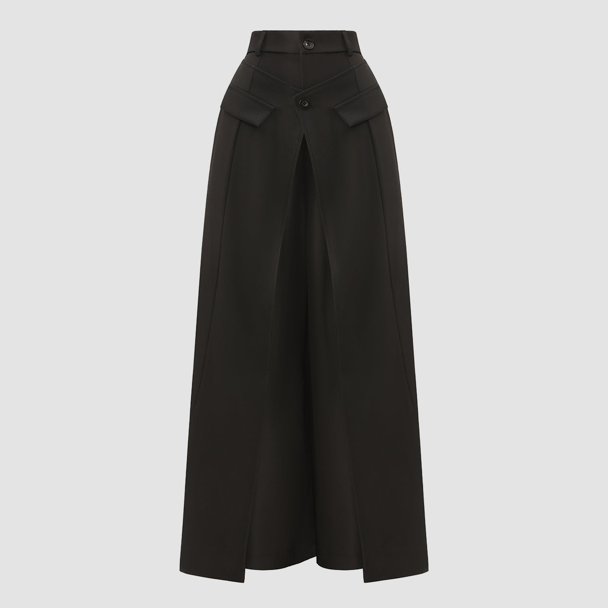 Pantalone con spacco alto