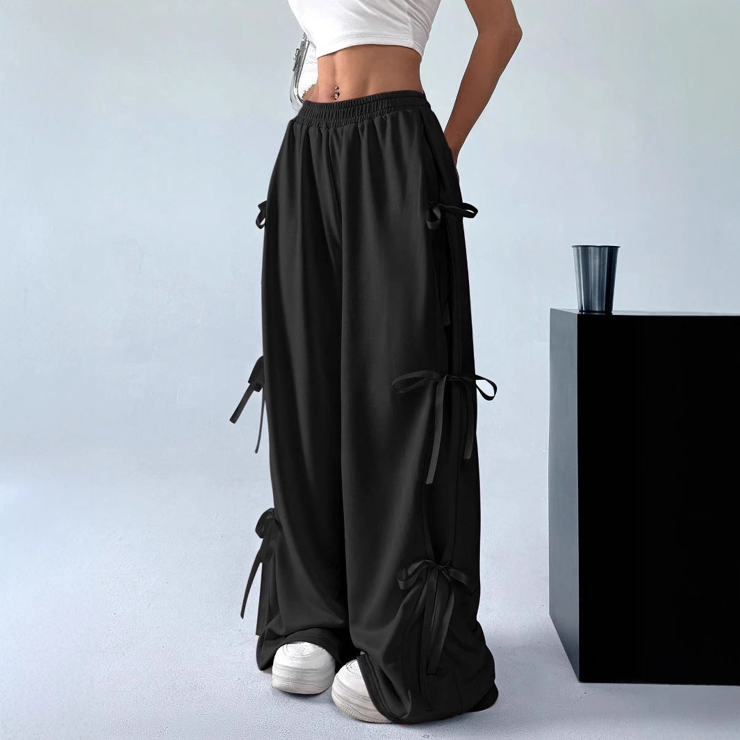 Pantalone con fiocchi