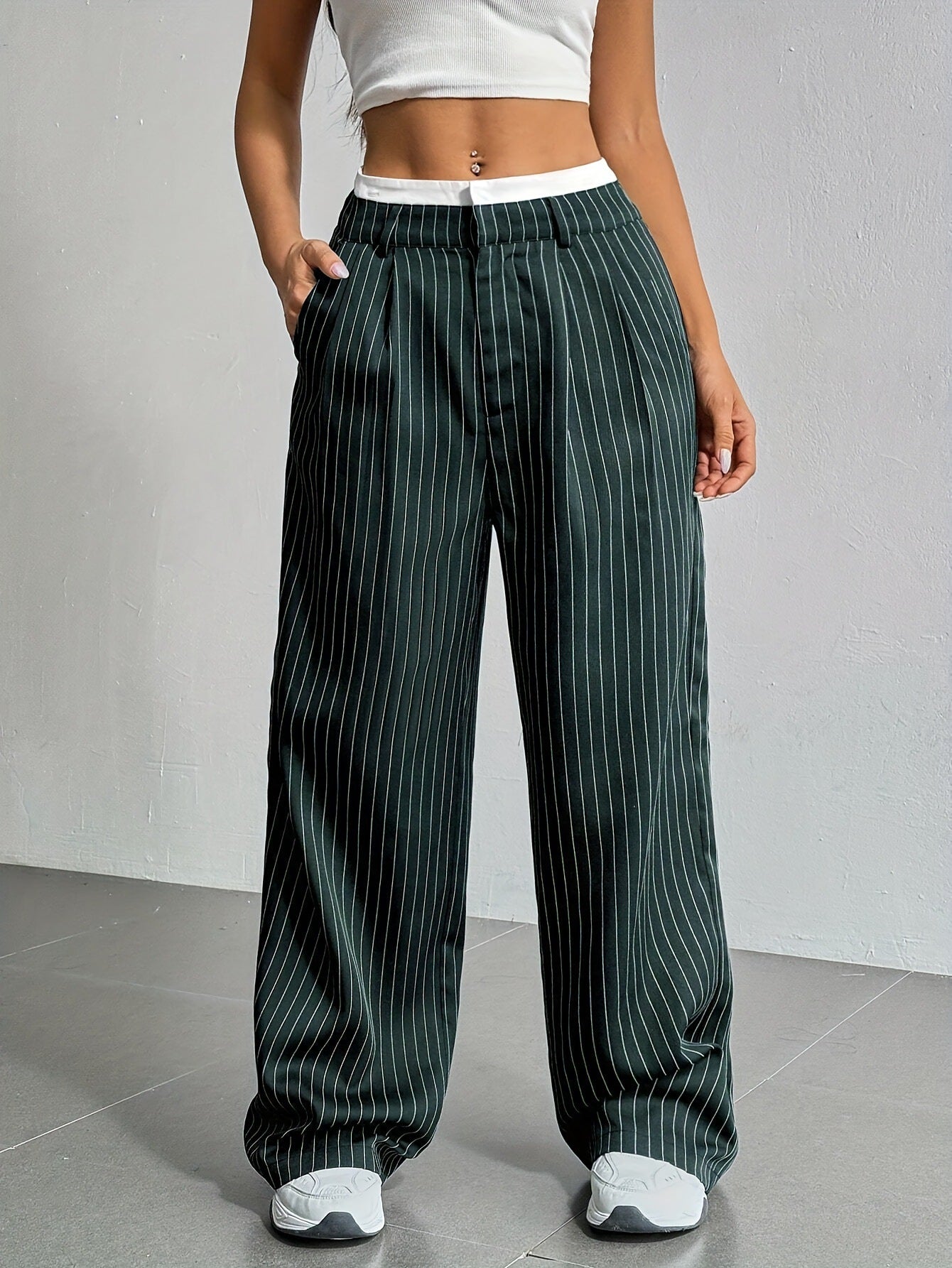 Pantalone gessato