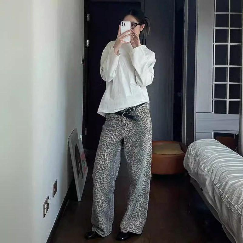 Jeans maculato