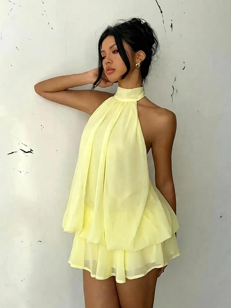 Mini dress volant