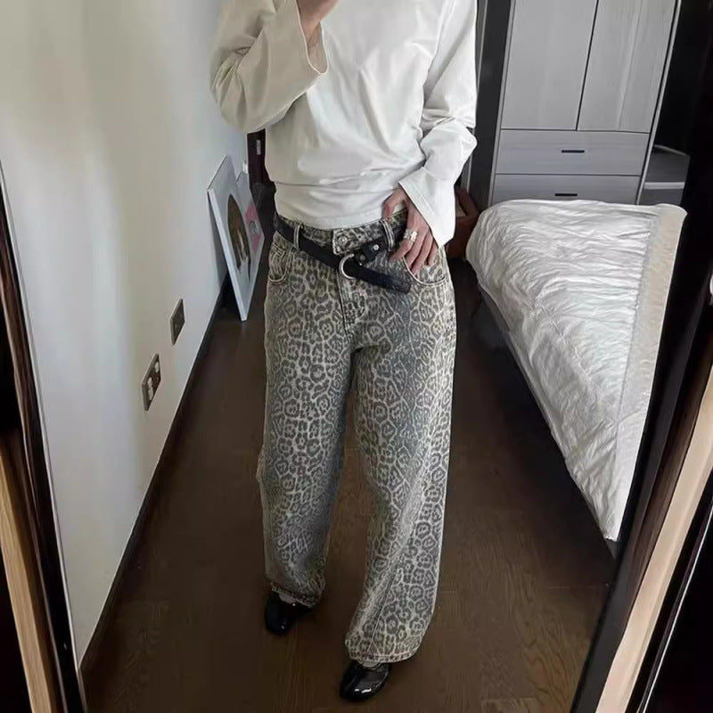 Jeans maculato