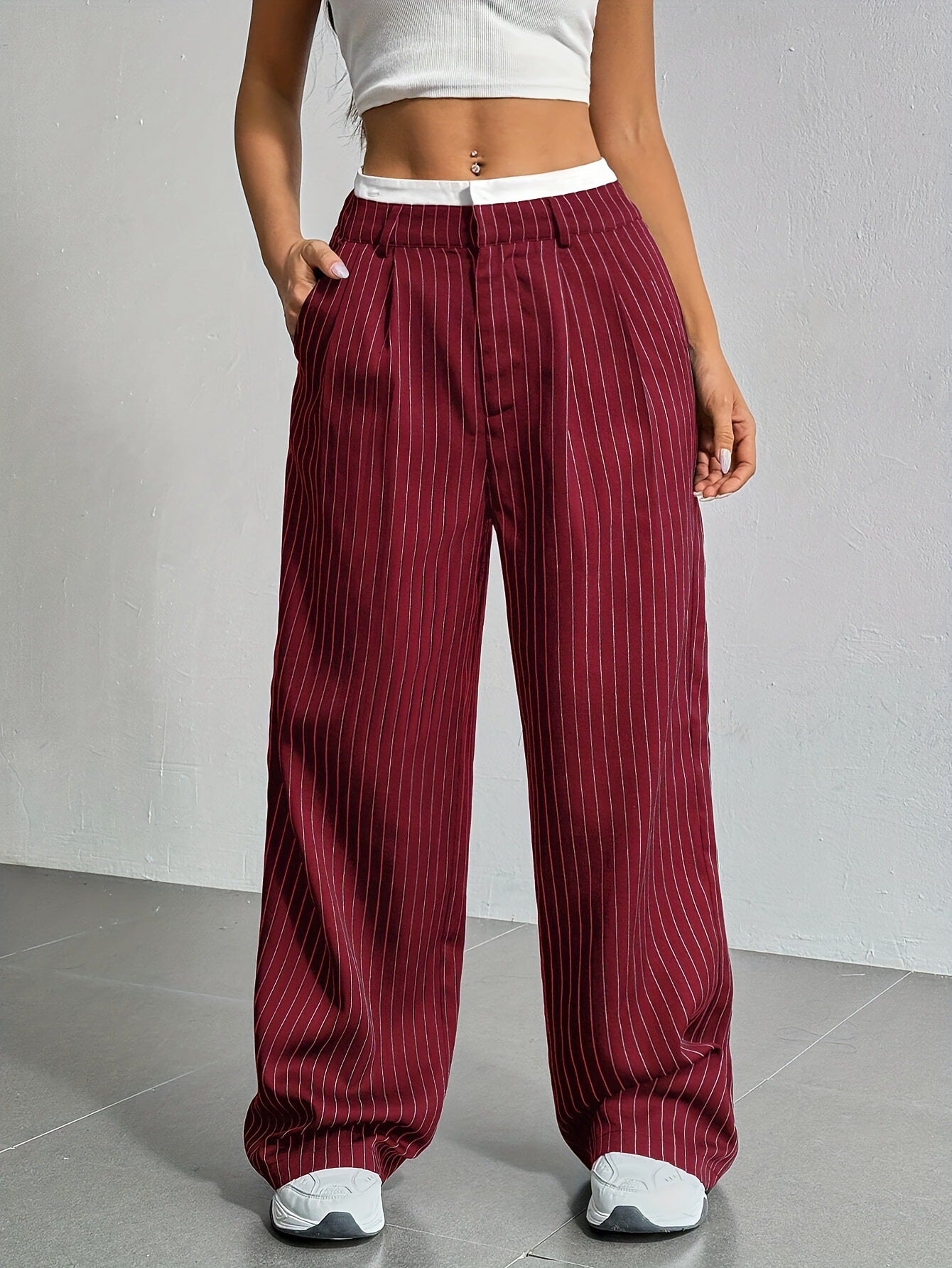 Pantalone gessato