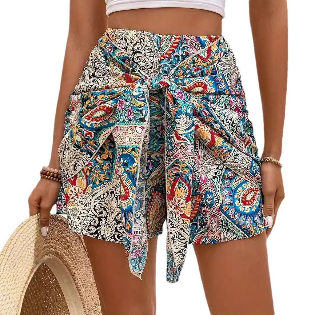 Gonna pantaloncino boho