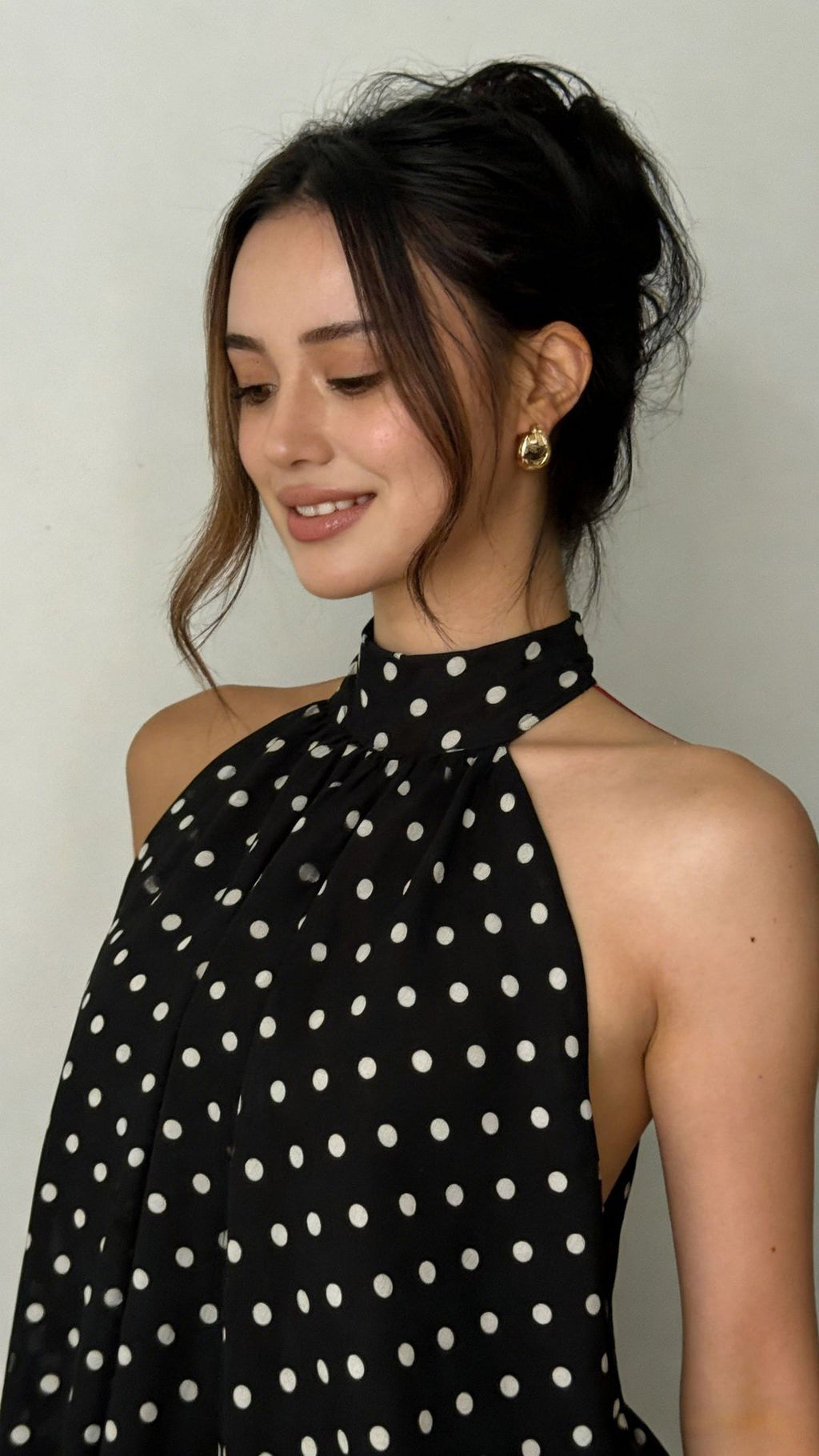 Mini dress volant