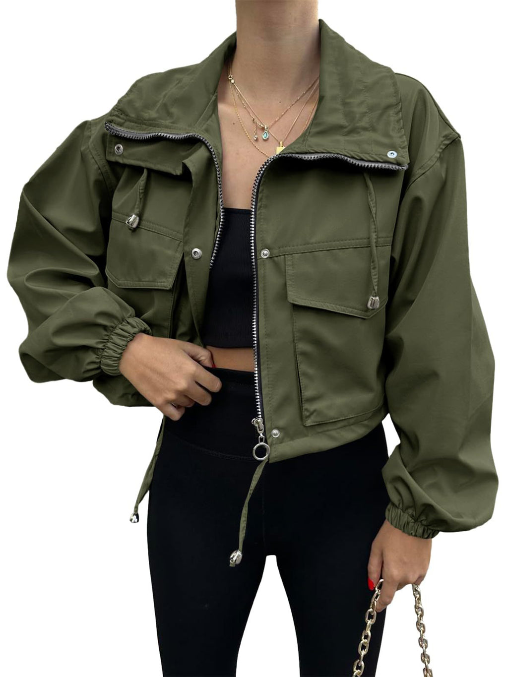 Giacca con tasconi laterali