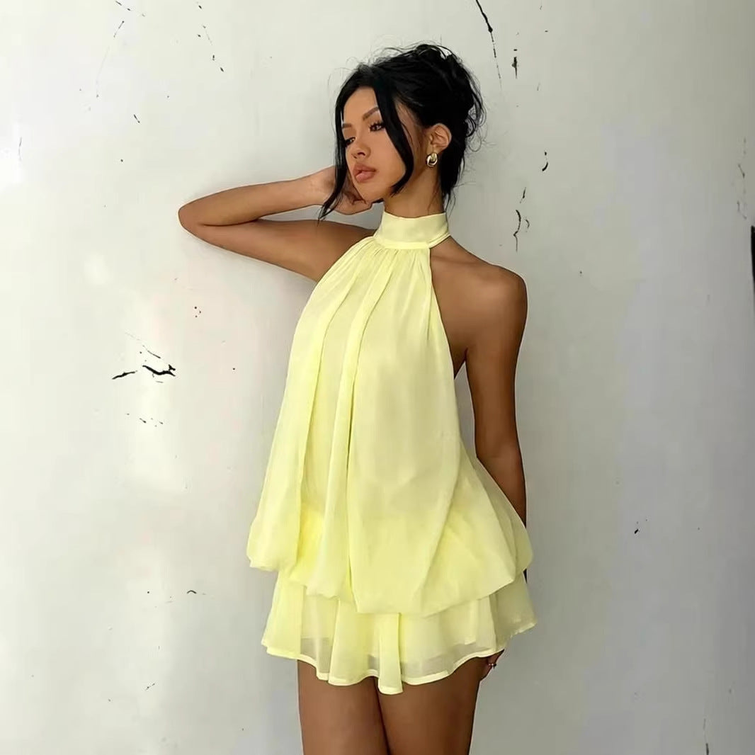 Mini dress volant