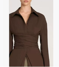 Camicia con fascia in vita