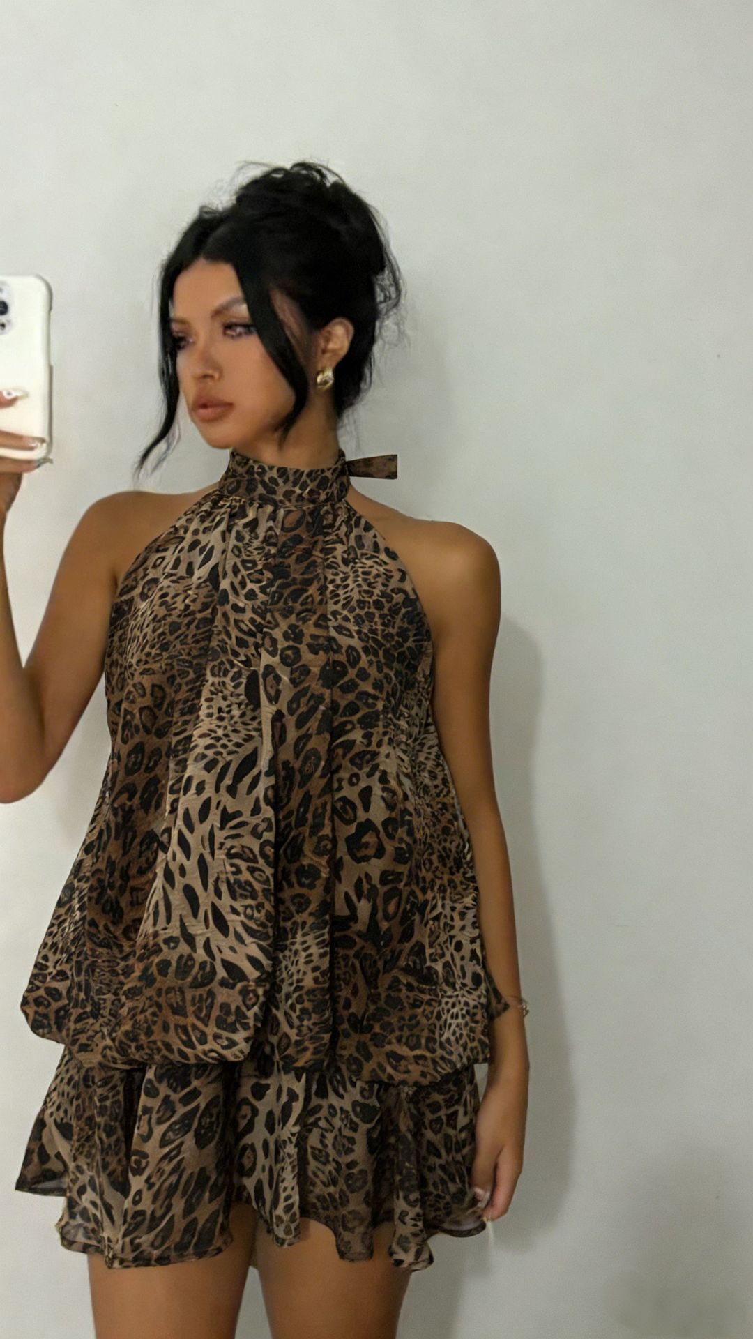 Mini dress volant