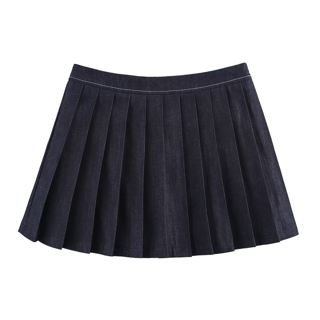 Completo in denim lavaggio scuro