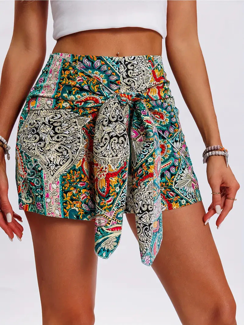 Gonna pantaloncino boho
